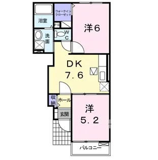 ヴァン ボヌール【1階】の間取り