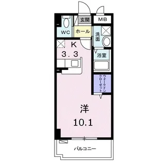 カーサ ダ・ヴィンチ【5階】の間取り