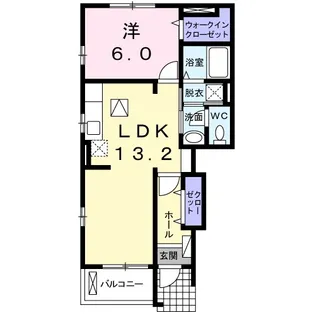 フォワイエⅢ【1階】の間取り