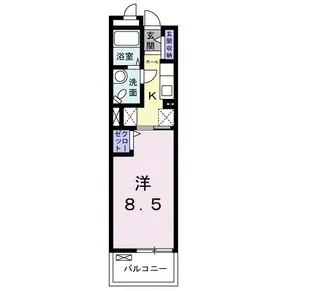 ブリリアント【3階】の間取り