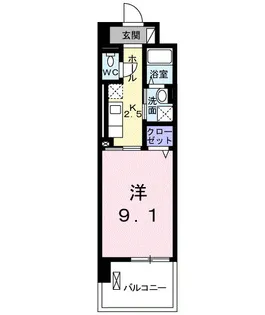 サニーヴィレッジ【2階】の間取り