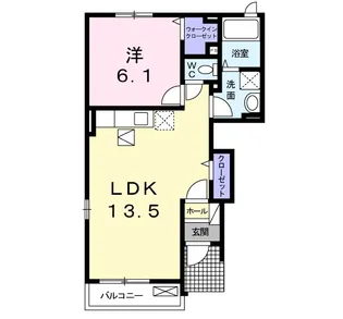 ラプレ【1階】の間取り