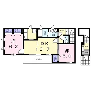 メゾン・アコール【2階】の間取り