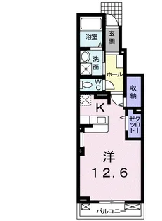 クラスターヒル・Ⅱ【1階】の間取り