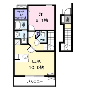 VIVACE(ヴィバ−チェ)【2階】の間取り