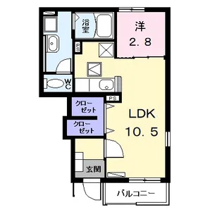 ラフレシール本陣【1階】の間取り