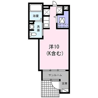 サンエース・ユニ【1階】の間取り