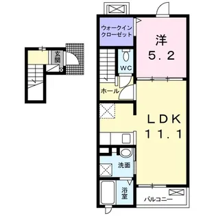 ポールスターⅣ【2階】の間取り