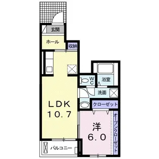 ラ エテルノ フィオーレ【1階】の間取り