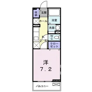 カ−サリブラ Ⅰ【2階】の間取り