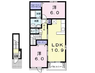 ラ・メゾン・リアンジュ Ⅰ【2階】の間取り