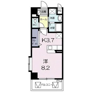 CORPOYAKAアテカーバル【3階】の間取り