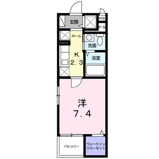 ドルチェ海老名【3階】の間取り