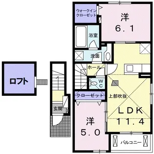 ベル・グレイス【2階】の間取り