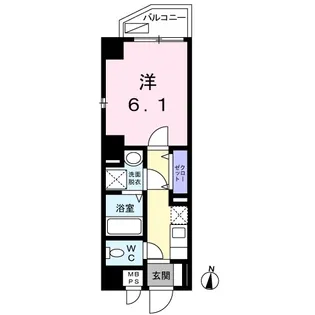 アーバンコート松見坂【501号室】の間取り