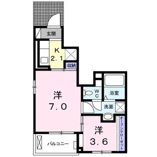 マルベリー【1階】の間取り