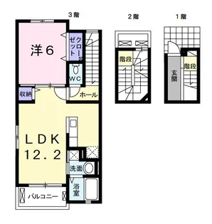イースト・グレイス【3階】の間取り