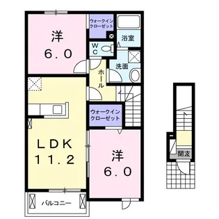 ラフィネ ユイット【2階】の間取り