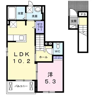サニーヒルレオⅡ【2階】の間取り