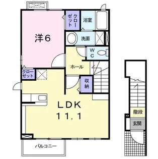 サンリット・M【2階】の間取り