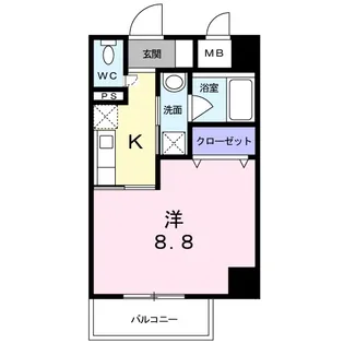 グランフェリオ【4階】の間取り