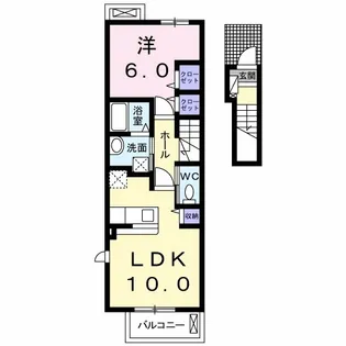 リアン ボーテ【2階】の間取り