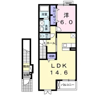 コッティⅡ 310【2階】の間取り