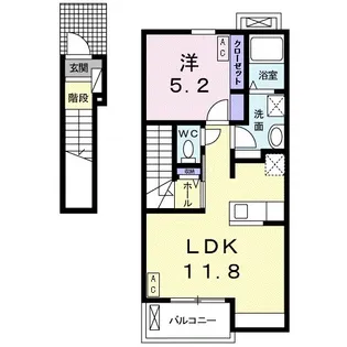 Apex.G Ⅰ【2階】の間取り