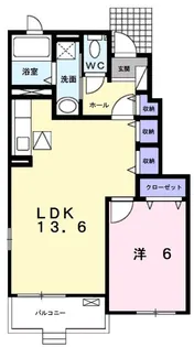リアンジェ【1階】の間取り
