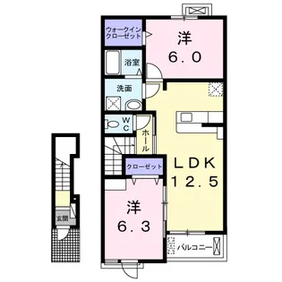 オリゾン【2階】の間取り