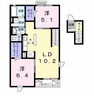 サラ フィリーチェ【4階】の間取り