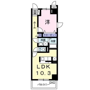 アルモニー・アビタシオン【2階】の間取り