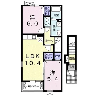 プラネット【2階】の間取り