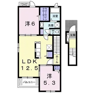 コンフォール A【2階】の間取り