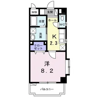 OSマンション【3階】の間取り