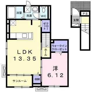 レガーメ II【2階】の間取り