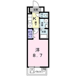 サンフォニア新宿【2階】の間取り
