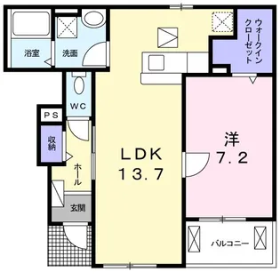 ニューグレイスⅣ【1階】の間取り