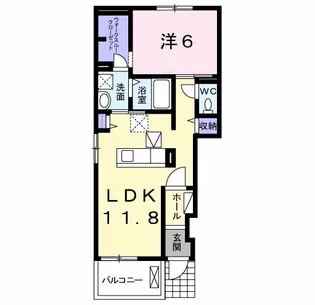 カレント・美郷Ⅲ【1階】の間取り
