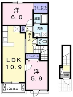 ヴィタ ドルチェ【2階】の間取り