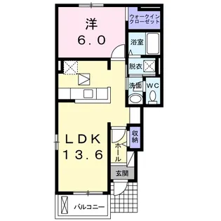 サンリットⅢ【1階】の間取り