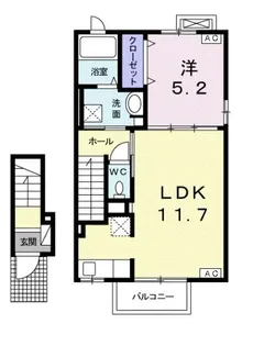ビスタ【2階】の間取り