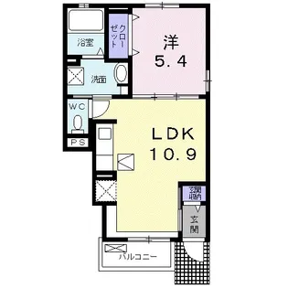 グラシオッソ ブローテ【1階】の間取り