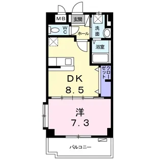 ディア ファミリアⅡ【4階】の間取り