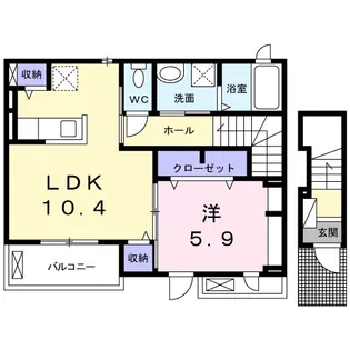 パークフェリス M【2階】の間取り