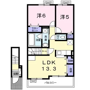 ベル オーブ【2階】の間取り