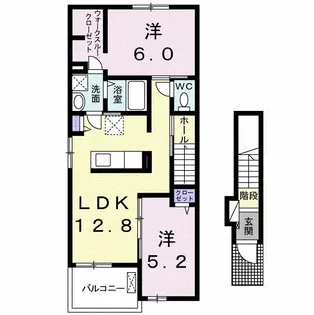 シュティル ブリーゼ A【2階】の間取り