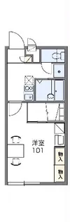 レオパレス清水【101号室】の間取り