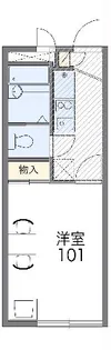 レオパレスパレスマンションⅠ【210号室】の間取り