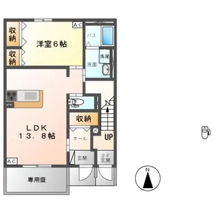 ポラリス A棟【1階】の間取り